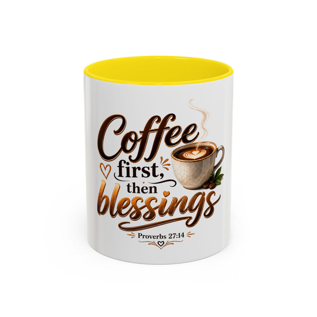 Coffee First Then Blessings Mug