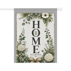 Welcome Home Banner — Floral Banner Flag