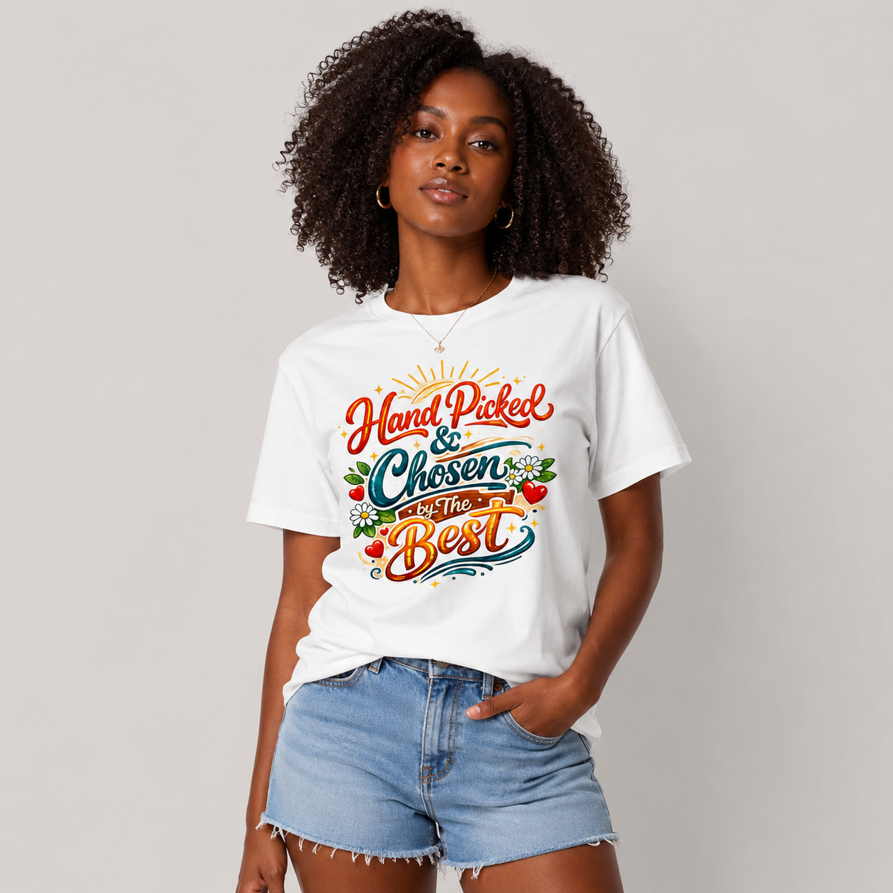 Women's Hand Picked & Chosen T-Shirt - Bella Canvas