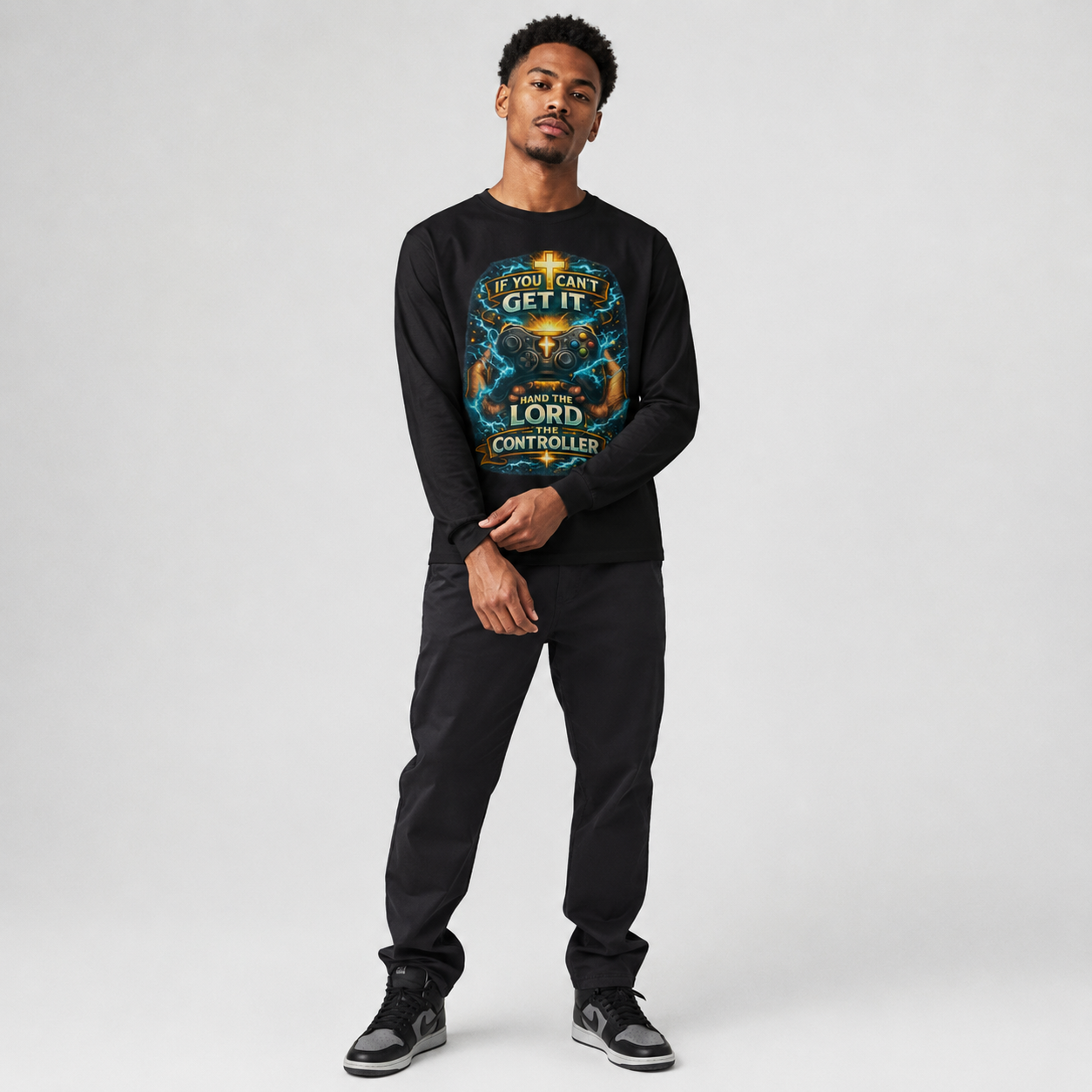 "Hand The Lord The Controller" Long Sleeve T-Shirt