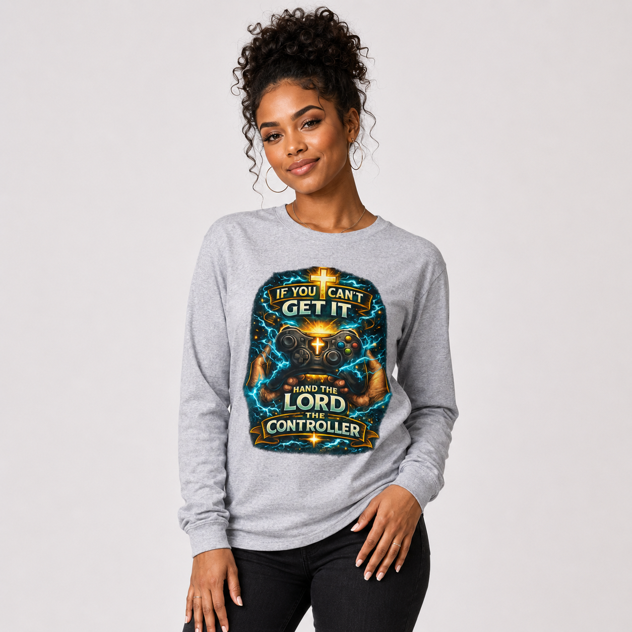 "Hand The Lord The Controller" Long Sleeve T-Shirt
