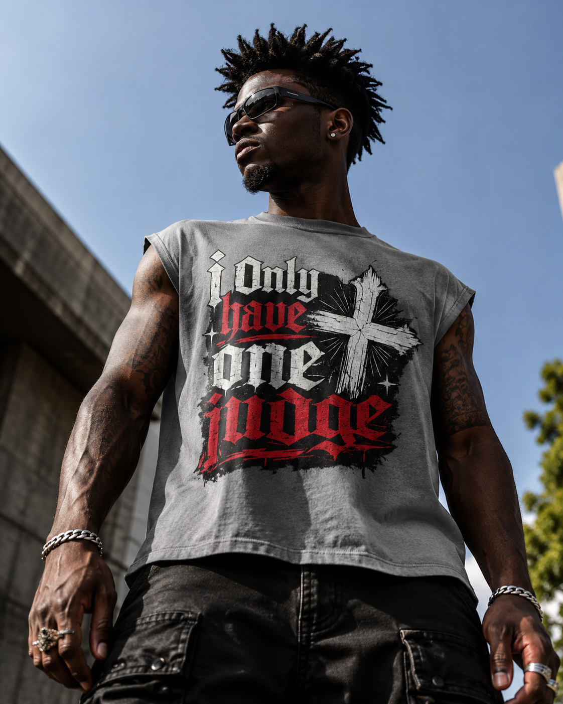 Only 1 Judge - French Terry Boxy Tank Top