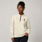 Cross Zip-Up Sweatshirt