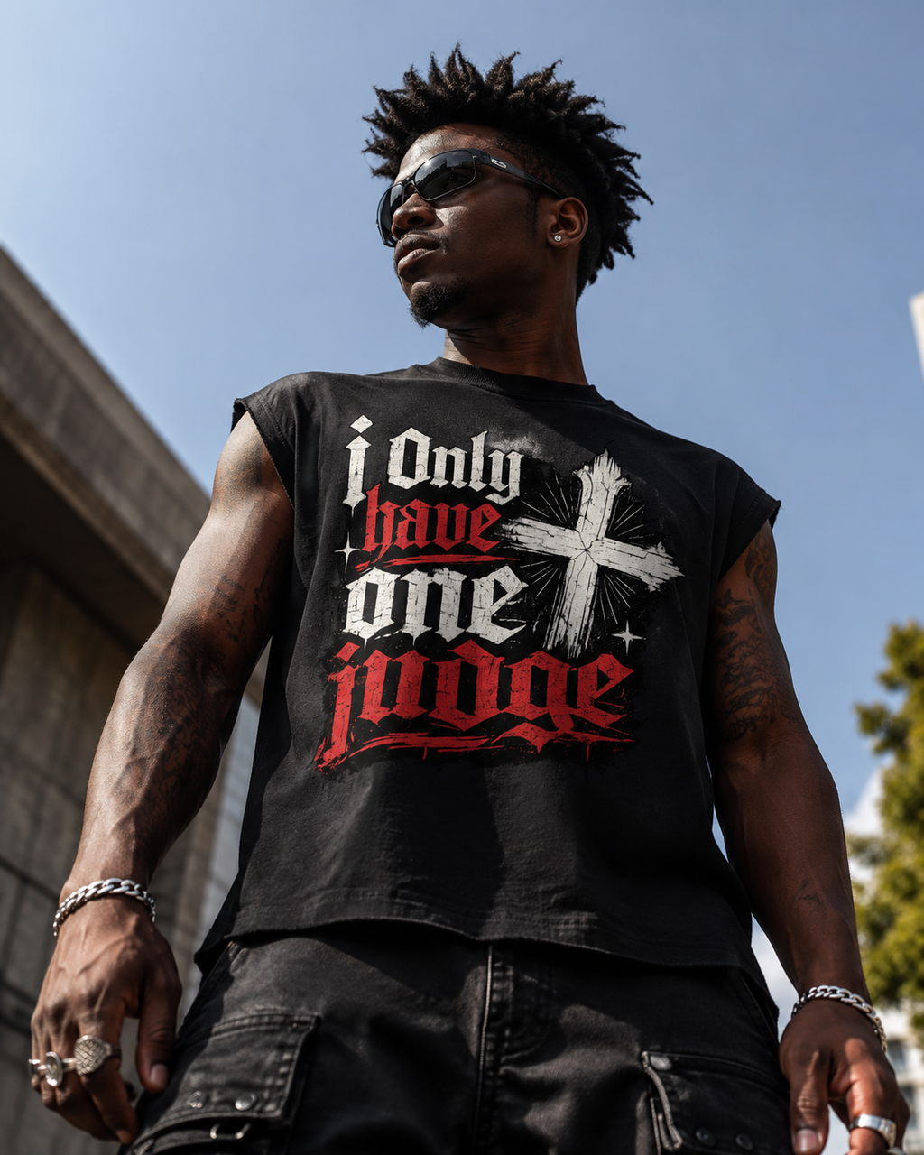 Only 1 Judge - French Terry Boxy Tank Top