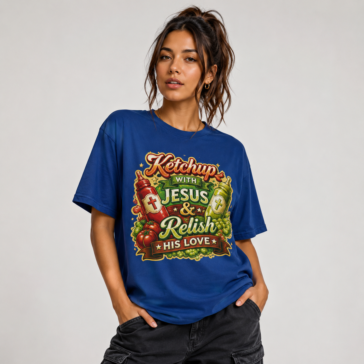 Ketchup with Jesus T-Shirt - Unisex