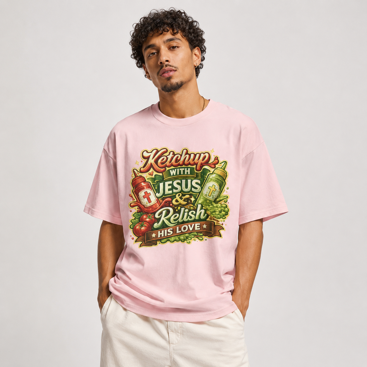 Ketchup with Jesus T-Shirt - Unisex